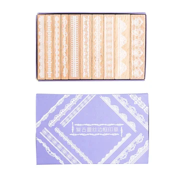 Vintage Lace Flower Frame Wooden Rubber Stamps Set DIY For Scrapbooking Bullet Journal Decorative Envelope Wooden Seal
Vintage Lace Flower Frame Wooden Rubber Stamps Set DIY For Scrapbooking Bullet Journal Decorative Envelope Wooden Seal