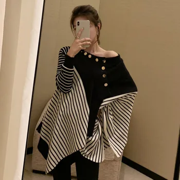 LANMREM 2020 New Spring Diagonal Collar Strapless Metal Button Decoration Sweater Women Streetwear Loose Irregular Tops PD361
LANMREM 2020 New Spring Diagonal Collar Strapless Metal Button Decoration Sweater Women Streetwear Loose Irregular Tops PD361