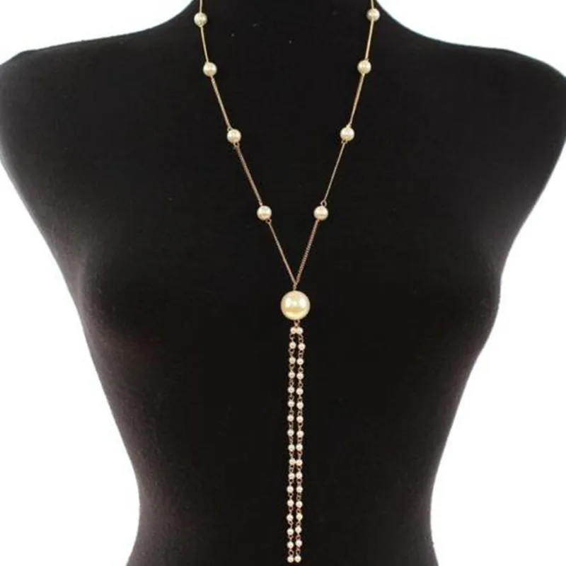 

Модное женское ожерелье-цепочка P0109 с имитацией жемчуга и бусинами, ювелирные изделия, женские цепочки для тела, бижутерия, аксессуары для одежды