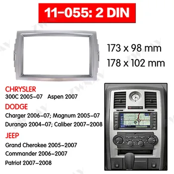 

Radio Facia For CHRYSLER 300C 2005-2007 2DIN Bracket dvd player Fascia Car Stereo Radio Installtion Dash