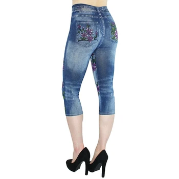 2020 Women Stretch Denim Printed Short Leggings Butt Lifting Fashion Slim Elastic High Waist Leggings Cropped Pants
2020 Women Stretch Denim Printed Short Leggings Butt Lifting Fashion Slim Elastic High Waist Leggings Cropped Pants