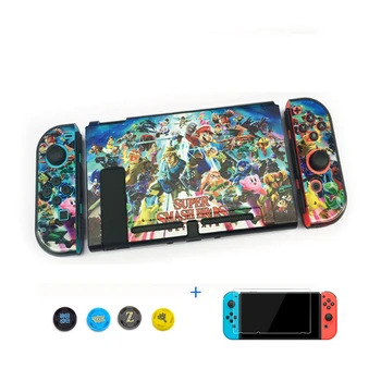 Hard Shell Dockable Cover Shell For Nintend Switch Tempered Glass Film & Analog Caps for Nintendos Switch Console For Joy-con
Hard Shell Dockable Cover Shell For Nintend Switch Tempered Glass Film & Analog Caps for Nintendos Switch Console For Joy-con