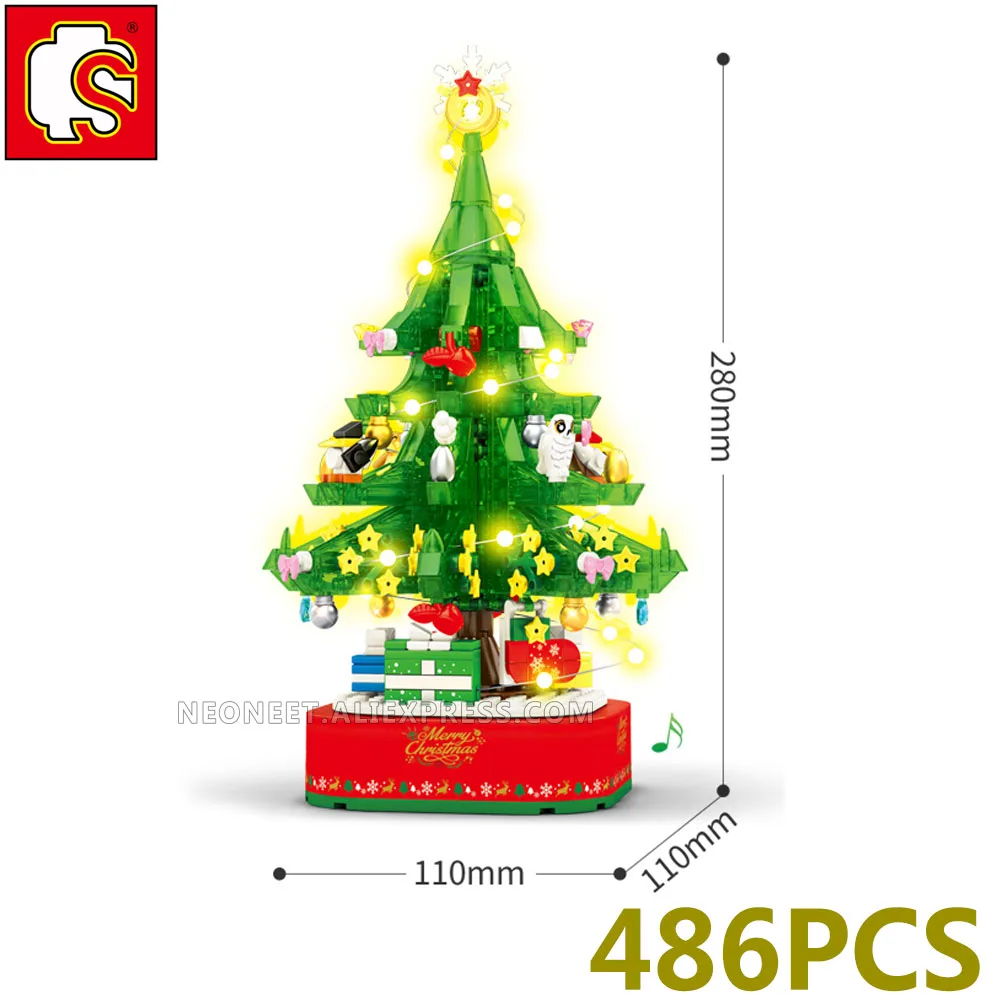 Sembo Block Christmas Tree Reindeer House Model Sets Building Bricks Toy Santa Musice Box New Year Fit Lego MiniFigures
Sembo Block Christmas Tree Reindeer House Model Sets Building Bricks Toy Santa Musice Box New Year Fit Lego MiniFigures