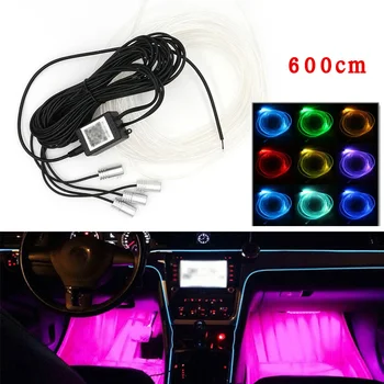 LED Car Interior Neon EL Strip Light Sound Bluetooth Control Kit Accesorios Coche Car LED Light Bar Interior Kit 
LED Car Interior Neon EL Strip Light Sound Bluetooth Control Kit Accesorios Coche Car LED Light Bar Interior Kit