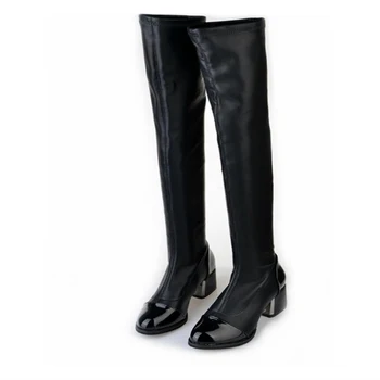 Nice New Winter Fashion Leather Over Knee Boots Women Thick Heel Thigh High Boots
Nice New Winter Fashion Leather Over Knee Boots Women Thick Heel Thigh High Boots