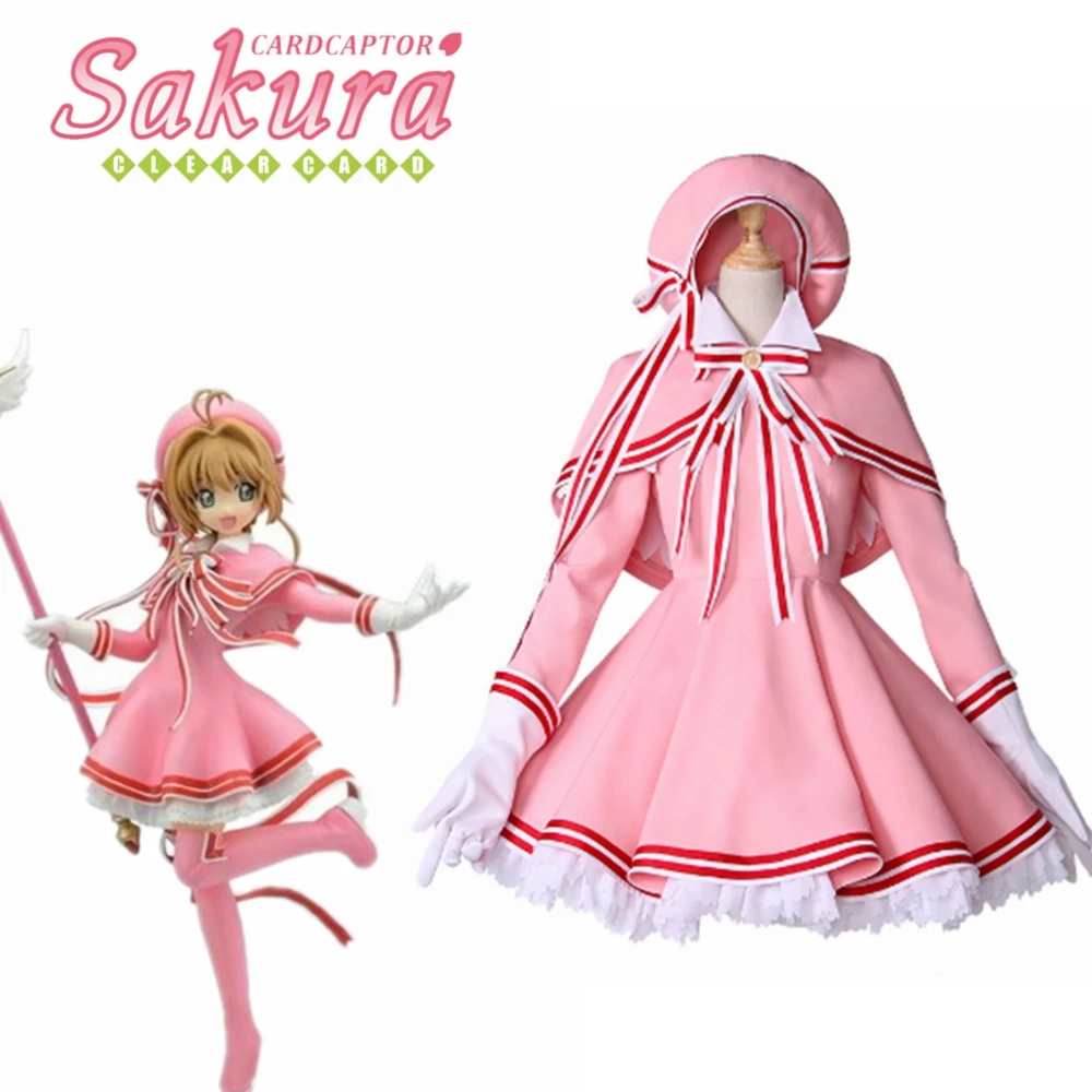 2019 New Halloween Cardcaptor Sakura: Clear Card Sakura Kinomoto Pink Dress Cosplay Costume Custom-made For Christmas
2019 New Halloween Cardcaptor Sakura: Clear Card Sakura Kinomoto Pink Dress Cosplay Costume Custom-made For Christmas