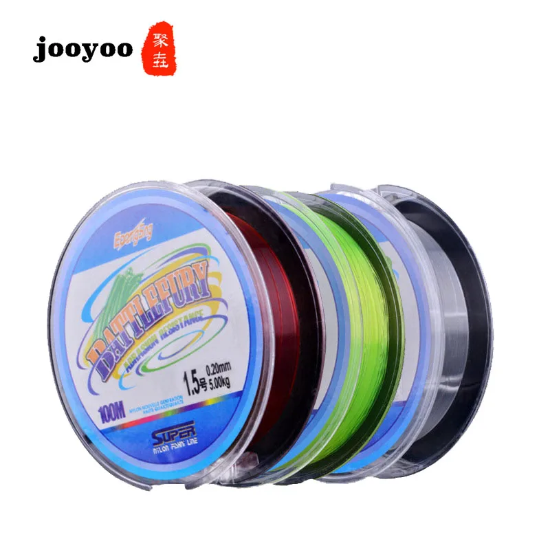 Fishing Line Nylon 100M Super Strong Line 0.1-0.45mm Multifilament Fishing Line for Carp Fishing Wire Monofilament Fishing
Fishing Line Nylon 100M Super Strong Line 0.1-0.45mm Multifilament Fishing Line for Carp Fishing Wire Monofilament Fishing