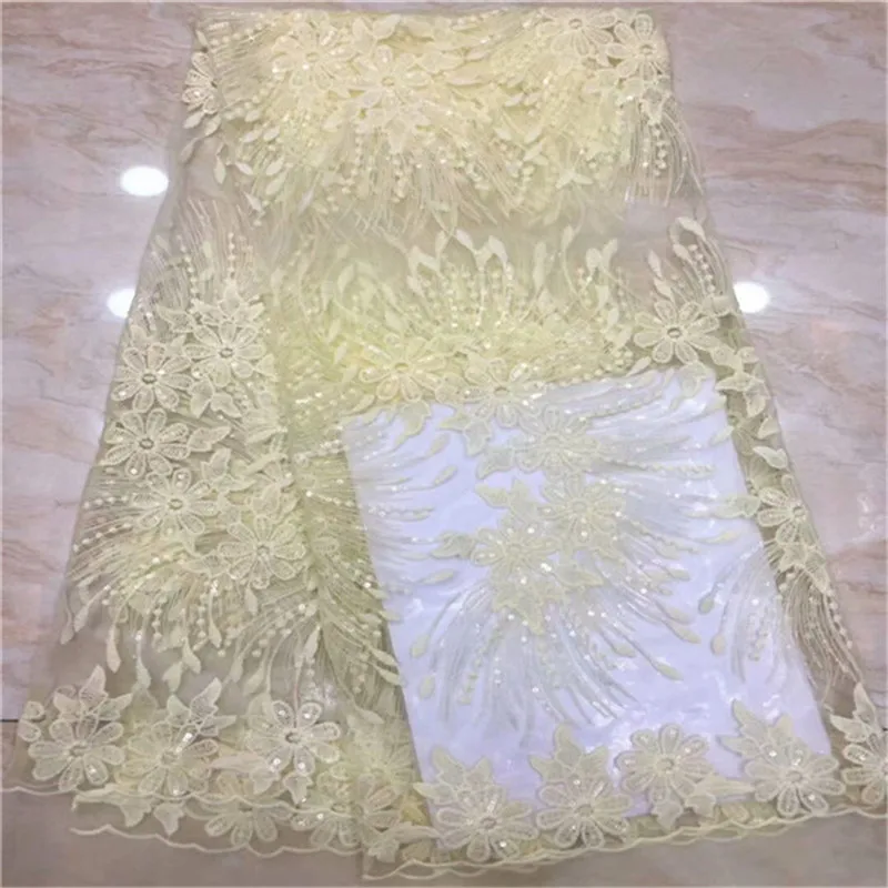 Yellow french tulle lace fabric sequins embroidered African net lace fabric wholesale 2019 high quality for Nigeria wedding
Yellow french tulle lace fabric sequins embroidered African net lace fabric wholesale 2019 high quality for Nigeria wedding