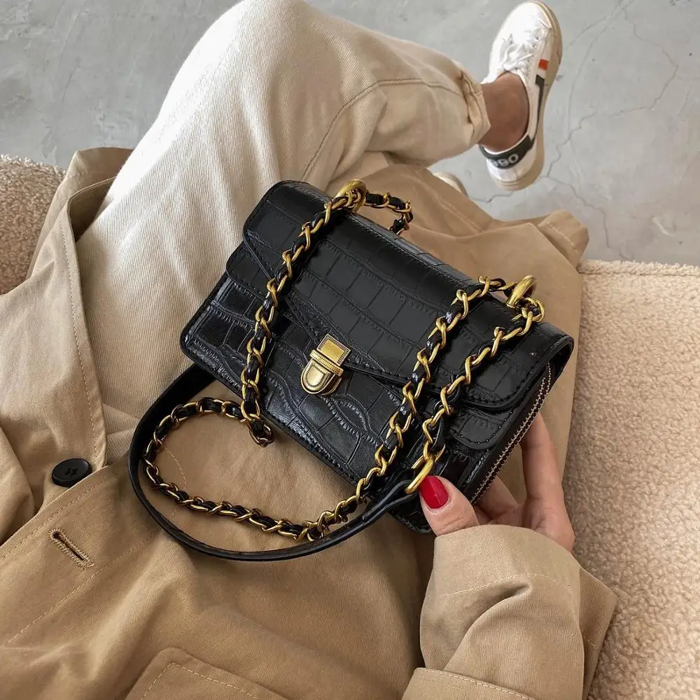JinMantang Stone Pattern Mini PU Leather Crossbody Bags for Women 2020 Trending Branded Designer Handbags Women's Chain Hand Bag
JinMantang Stone Pattern Mini PU Leather Crossbody Bags for Women 2020 Trending Branded Designer Handbags Women's Chain Hand Bag
