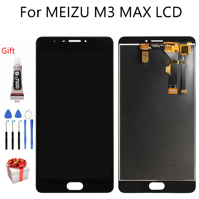 6.0" Original For MEIZU M3 MAX LCD Display Touch Screen AAA Quality Digitizer Assembly Replacement Free Tools+B-7000
6.0" Original For MEIZU M3 MAX LCD Display Touch Screen AAA Quality Digitizer Assembly Replacement Free Tools+B-7000