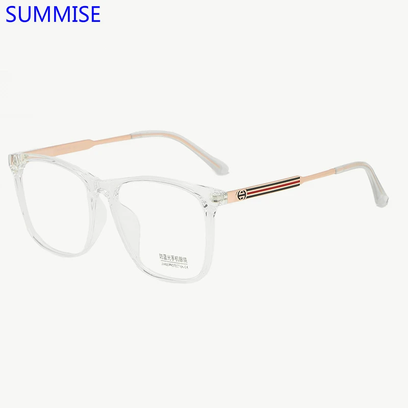 SUMMISE Transparent Computer Glasses Frame Women Men Anti Blue Light Square Glasses Optical Spectacle Eyeglass High Quality
SUMMISE Transparent Computer Glasses Frame Women Men Anti Blue Light Square Glasses Optical Spectacle Eyeglass High Quality