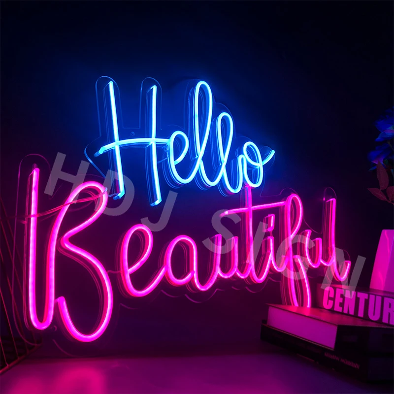 HDJSign Hello beautiful led neon sign custom decoracion display acrylic flex cartel cool light for party gift home wall decor
HDJSign Hello beautiful led neon sign custom decoracion display acrylic flex cartel cool light for party gift home wall decor