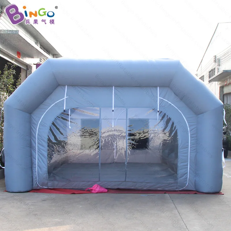 PROMOTIONAL TENT 9x5x3mh inflatable grey car booth air filled custom tailor spray car tent 
PROMOTIONAL TENT 9x5x3mh inflatable grey car booth air filled custom tailor spray car tent