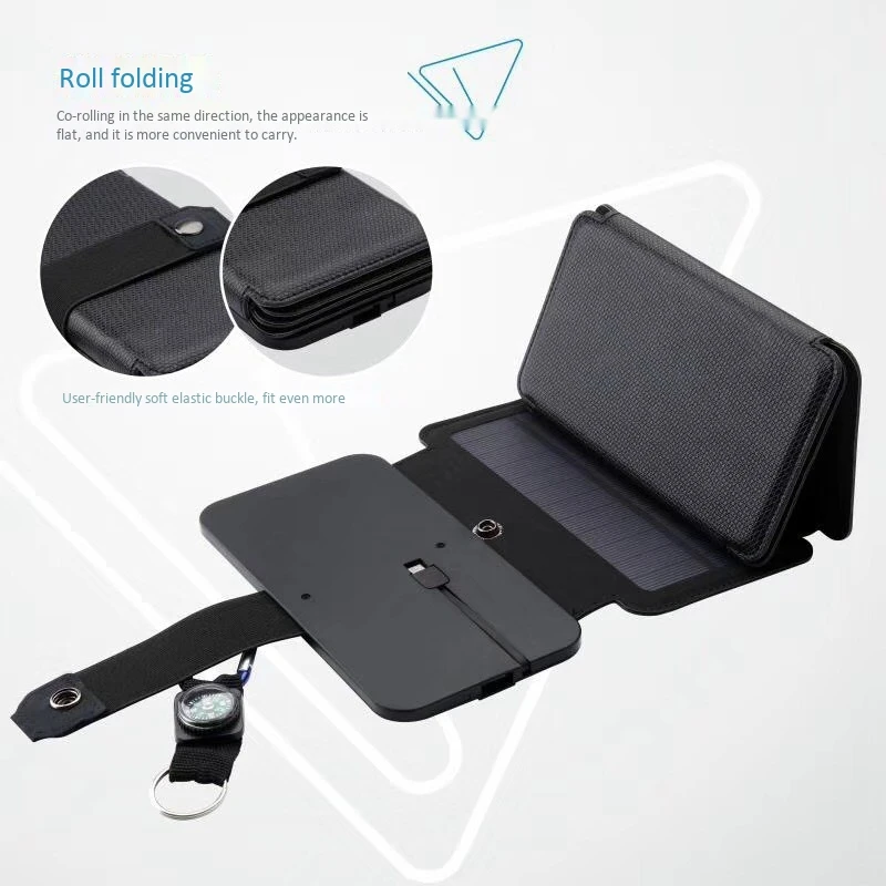 Outdoor Waterproof Sun Power Folding Solar Cells Charger 5V 2A USB Output Devices Portable Solar Panels for Smartphones
Outdoor Waterproof Sun Power Folding Solar Cells Charger 5V 2A USB Output Devices Portable Solar Panels for Smartphones
