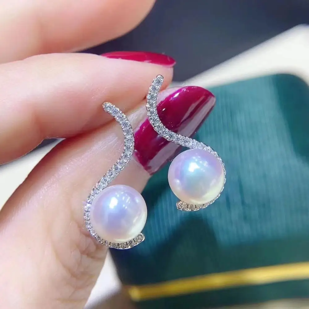 Серьги из серебра 925 пробы, фурнитура для крепления, базовые крепления, ювелирные детали, аксессуары для жемчуга, бусины, агат, нефрит, хрусталь
Серьги из серебра 925 пробы, фурнитура для крепления, базовые крепления, ювелирные детали, аксессуары для жемчуга, бусины, агат, нефрит, хрусталь