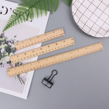 2020 New 15cm 20cm 30cm Wooden Ruler Double Sided Student School Office Measuring Tool
2020 New 15cm 20cm 30cm Wooden Ruler Double Sided Student School Office Measuring Tool