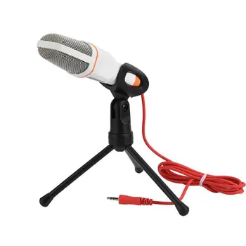 3.5mm Interface Computer Microphone Metal Condenser Recording Microphone Live Voice
3.5mm Interface Computer Microphone Metal Condenser Recording Microphone Live Voice