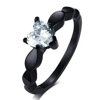 AAA zircon diamonds love heart gemstones Rings for women black tone titanium stainless steel fashion party gifts jewelry bijoux
AAA zircon diamonds love heart gemstones Rings for women black tone titanium stainless steel fashion party gifts jewelry bijoux