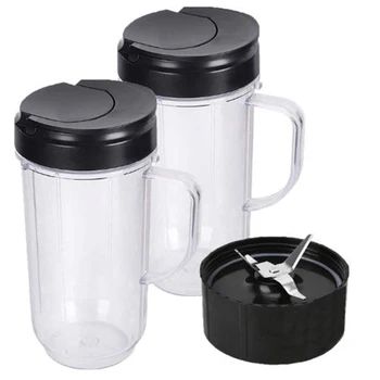 22 Oz (Approximately 650.6 Ml) Tall Cup with Flip-Top Lid and Cross Blade Replacement for ic 250W MB1001 Blender
22 Oz (Approximately 650.6 Ml) Tall Cup with Flip-Top Lid and Cross Blade Replacement for ic 250W MB1001 Blender