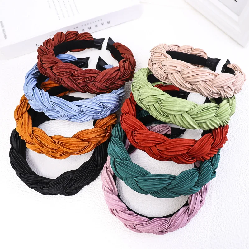 Korean Elegant Braid HeadbandS for Women Solid Twists Hairband Female Lady Bezel for Hair Hoop Fashion Hair Accessories
Korean Elegant Braid HeadbandS for Women Solid Twists Hairband Female Lady Bezel for Hair Hoop Fashion Hair Accessories
