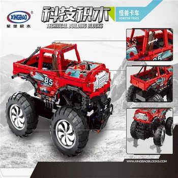 Assembly Blocks DIY Technic G650 Monster Truck Off-Road Vehicle 2.4G RC Operation Blocks Educational Toy for Children
Assembly Blocks DIY Technic G650 Monster Truck Off-Road Vehicle 2.4G RC Operation Blocks Educational Toy for Children