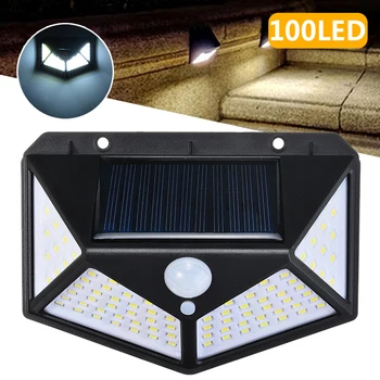 1pc Solar Light 100 LED Solar Powered Motion Sensor Light Outdoor Garden Security Lamps for Garden Tools Decorations
1pc Solar Light 100 LED Solar Powered Motion Sensor Light Outdoor Garden Security Lamps for Garden Tools Decorations