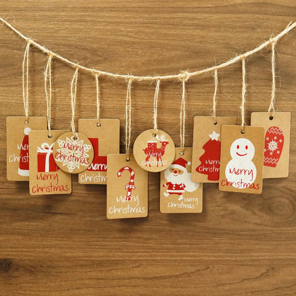 50pcs Merry Christmas Kraft Paper Gift Tags Santa Claus Blank Hang Tag Snowflake Xmas Tree Pattern Packing Label Gift Tags Cards
50pcs Merry Christmas Kraft Paper Gift Tags Santa Claus Blank Hang Tag Snowflake Xmas Tree Pattern Packing Label Gift Tags Cards