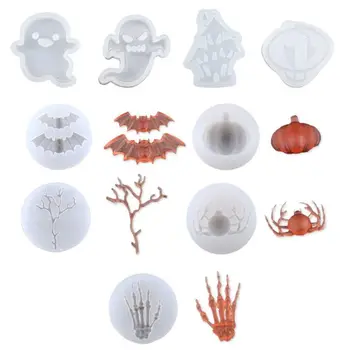 9pcs Halloween Theme Silicone Molds Resin Jewelry Casting Mold Kit with Tools Hand Silicone Resin Mold Jewelry Making
9pcs Halloween Theme Silicone Molds Resin Jewelry Casting Mold Kit with Tools Hand Silicone Resin Mold Jewelry Making