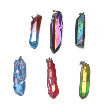 2pcs Irregular Natural Stone Crystal Charms Pendants Color Plating Jewelry Nacklace Bracelets Earring 10x40-15x45mm
2pcs Irregular Natural Stone Crystal Charms Pendants Color Plating Jewelry Nacklace Bracelets Earring 10x40-15x45mm