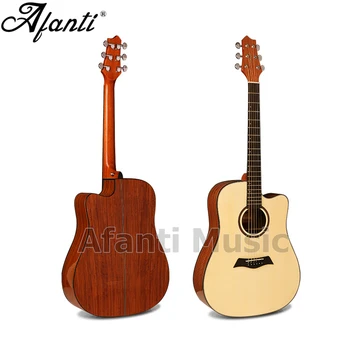 Afanti Music 41 inch Spruce top / Sapele Back & Sides Acoustic guitar (WY-040) 
Afanti Music 41 inch Spruce top / Sapele Back & Sides Acoustic guitar (WY-040)