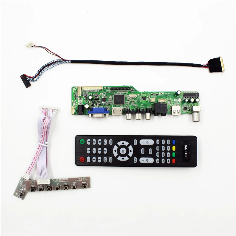 controller TV board support lvds screen TV AV VGA USB HDMI for 1366X768 diy 11.6 inch LCD panel B101EW05 N101L6-L01 40 pin
controller TV board support lvds screen TV AV VGA USB HDMI for 1366X768 diy 11.6 inch LCD panel B101EW05 N101L6-L01 40 pin