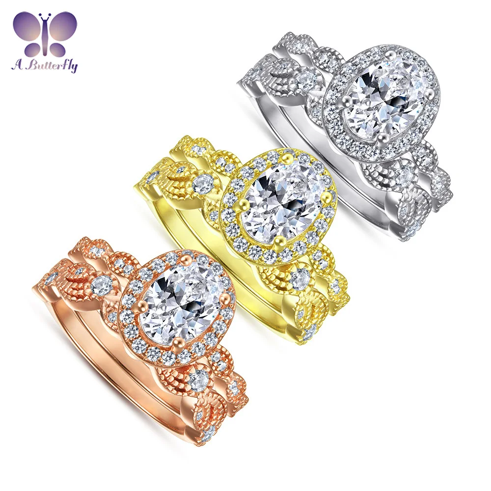925 Sterling Silver Vintage Ring Simulation High Carbon Diamond 6*8 MM 1.25 Ct Oval Cut Set Ring Wedding Jewelry
925 Sterling Silver Vintage Ring Simulation High Carbon Diamond 6*8 MM 1.25 Ct Oval Cut Set Ring Wedding Jewelry