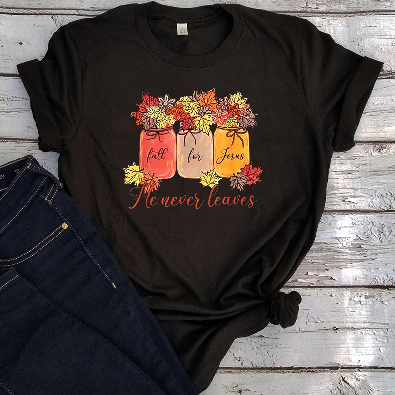 Fall for Jesus He Never Leaves Christian Lover Thanksgiving Tshirt 2020 Autumn Maple Leaf Flower Shirt Print Graphic Tee
Fall for Jesus He Never Leaves Christian Lover Thanksgiving Tshirt 2020 Autumn Maple Leaf Flower Shirt Print Graphic Tee