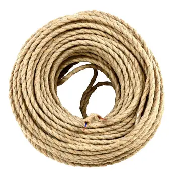 Retro 2Cores Hemp Rope Lighting Cable For Edison Chandelier Bulbs Accessories Textile Wire Twisted Cable Braided
Retro 2Cores Hemp Rope Lighting Cable For Edison Chandelier Bulbs Accessories Textile Wire Twisted Cable Braided