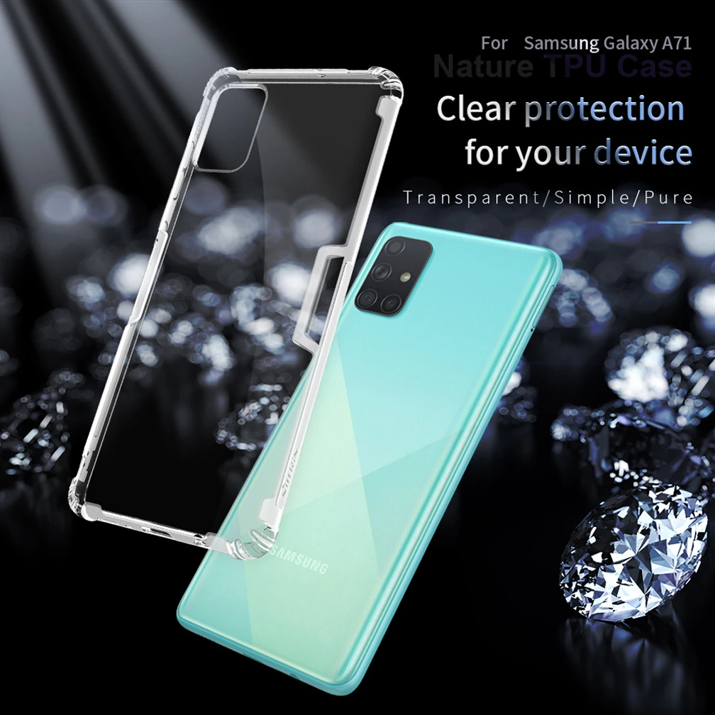 For Samsung Galaxy A71 Case Nillkin Clear Soft TPU Silicone Transparent Back Cover Cases For Samsung A71
For Samsung Galaxy A71 Case Nillkin Clear Soft TPU Silicone Transparent Back Cover Cases For Samsung A71