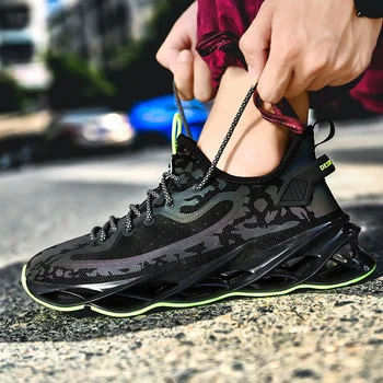 Men's casual breathable jogging shoes blade shock absorption sports shoes light and comfortable mens casual shoes factory sales 
Men's casual breathable jogging shoes blade shock absorption sports shoes light and comfortable mens casual shoes factory sales