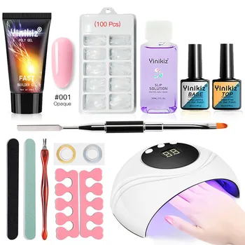 Nail Art Yinikiz 24w Display Uv Lamp Nail Set Fast Extend Poly Gel Kit Gel100ml Quick Building For Nails Extensions Tools
Nail Art Yinikiz 24w Display Uv Lamp Nail Set Fast Extend Poly Gel Kit Gel100ml Quick Building For Nails Extensions Tools