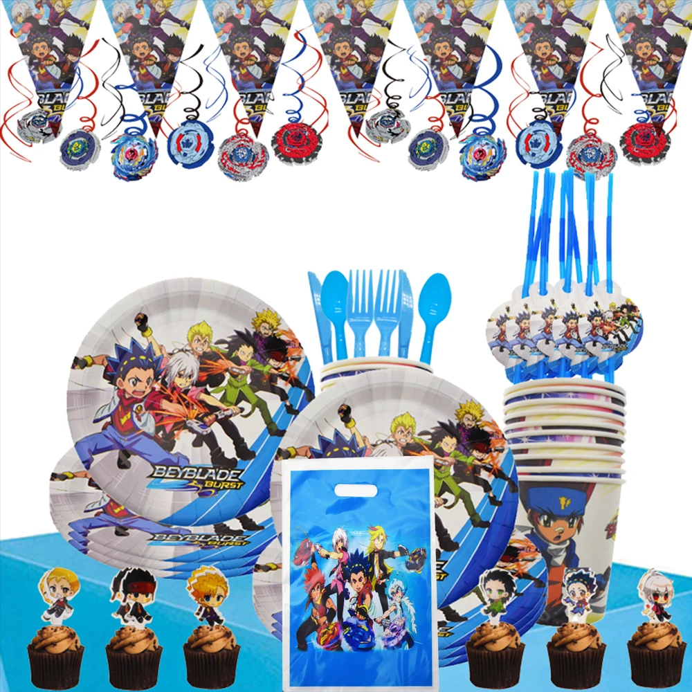 Beyblade Burst Party Tableware Sets Paper Cups Plate Cartoon Happy Birthday Party Favors Kids Birthday Parties Decorations Baby
Beyblade Burst Party Tableware Sets Paper Cups Plate Cartoon Happy Birthday Party Favors Kids Birthday Parties Decorations Baby