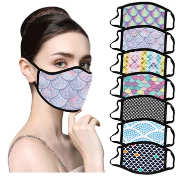 Fish scale print Mouth Mask Reusable Washable Windproof Foggy Haze Pollution Anti-spitting Face Cover Exhaust Sunscreen masque
Fish scale print Mouth Mask Reusable Washable Windproof Foggy Haze Pollution Anti-spitting Face Cover Exhaust Sunscreen masque