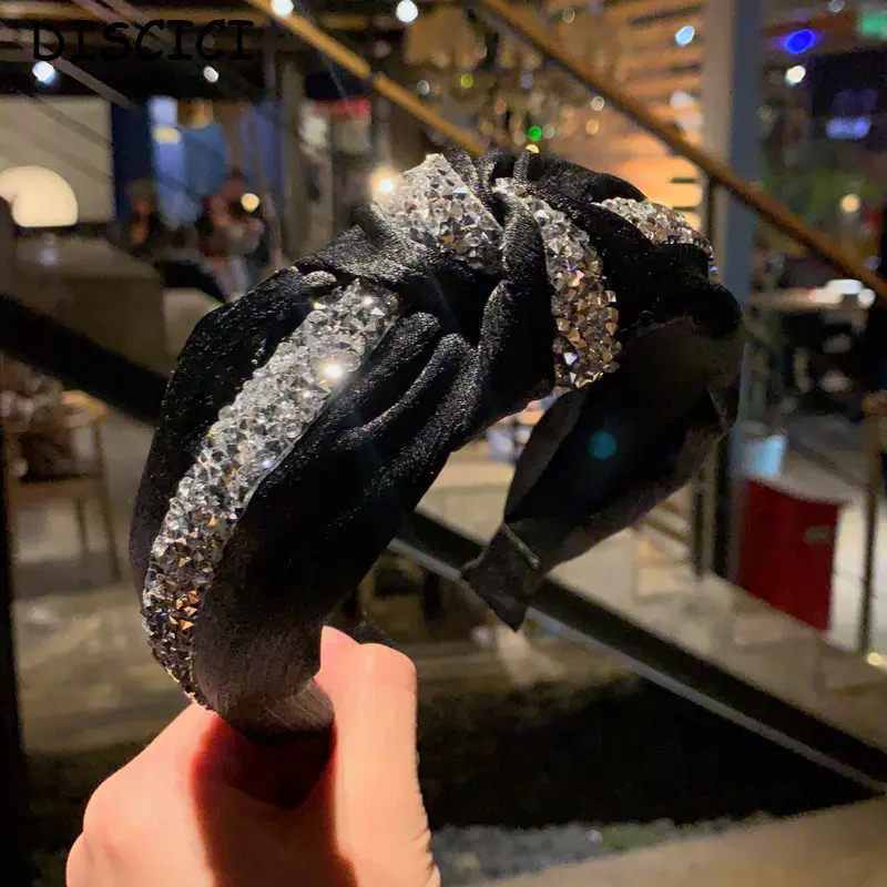 DISCICI 2020 New Fashion High-grade High-quality Fabric Inlaid Diamond Knot Middle Bowknot Wide Brim Hair Accessories Hairband
DISCICI 2020 New Fashion High-grade High-quality Fabric Inlaid Diamond Knot Middle Bowknot Wide Brim Hair Accessories Hairband