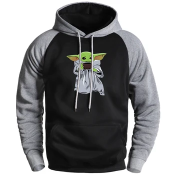 Star Wars The Mandalorian Pullover Streetwear Mens Fleece Warm Hoodies Cute Baby Yoda Print Raglan Sweatshirts Hooded Pullover
Star Wars The Mandalorian Pullover Streetwear Mens Fleece Warm Hoodies Cute Baby Yoda Print Raglan Sweatshirts Hooded Pullover