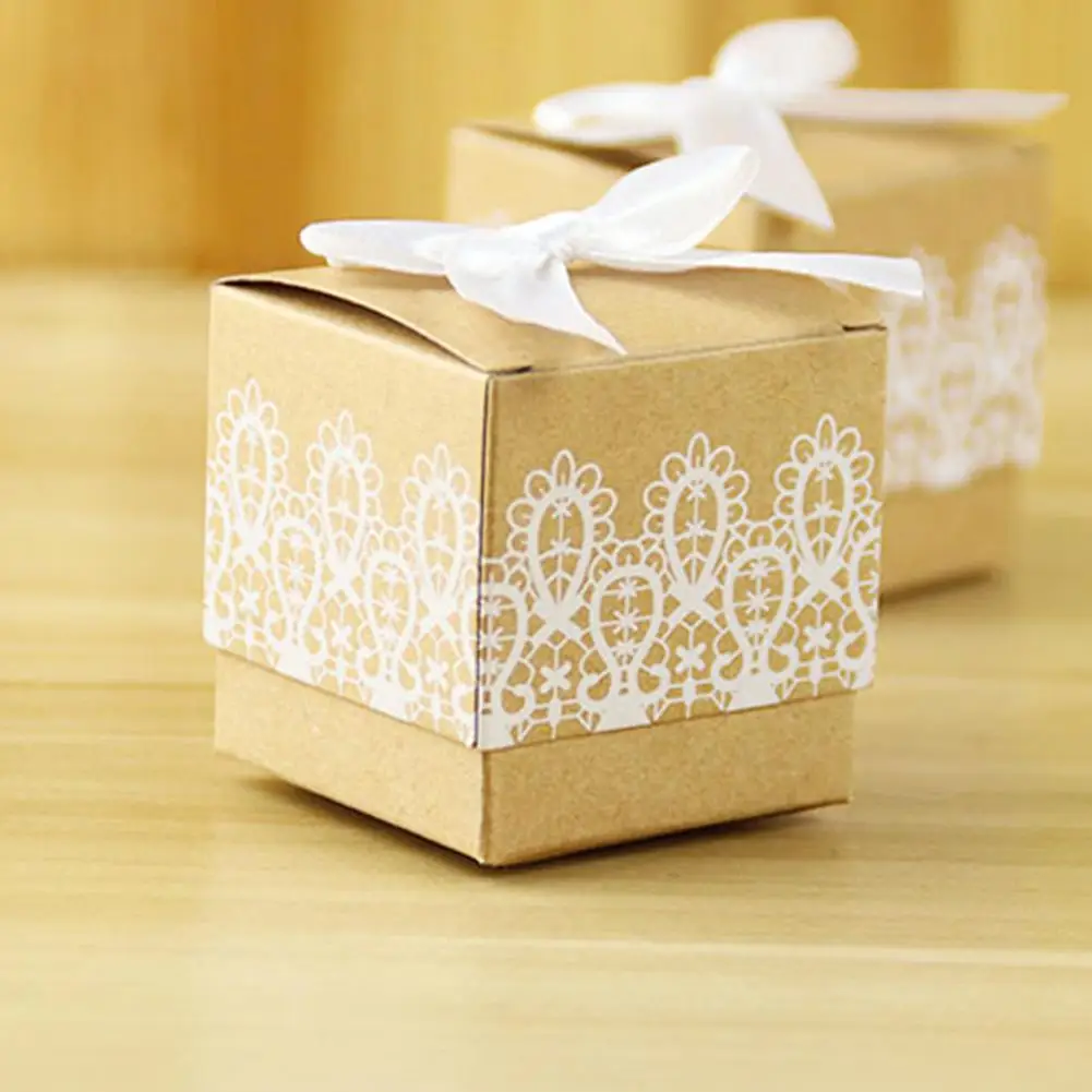 DishyKooker 50Pca/Pack Wedding Candy Box Lace Bow Kraft Paper Candy Box Packing Box
DishyKooker 50Pca/Pack Wedding Candy Box Lace Bow Kraft Paper Candy Box Packing Box