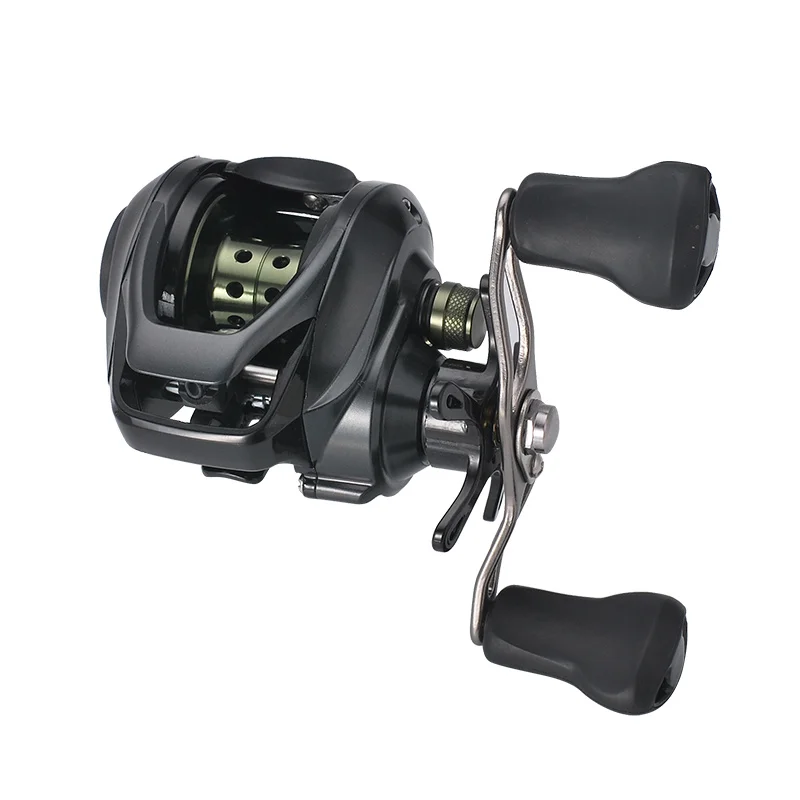 

7.2:1 Baitcast Fishing Reel Bait Casting Wheels Metal Rock Fishing Vessel Aluminum Alloy 19 1B 8KG Max Drag Carrete De Pesca