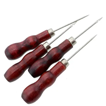 Red Wooden Handle Sewing Awl Hand Stitcher Leather Craft Tip Shoe Repair Puncher Positioning Drill Sewing Needle Hook Tool 1pcs
Red Wooden Handle Sewing Awl Hand Stitcher Leather Craft Tip Shoe Repair Puncher Positioning Drill Sewing Needle Hook Tool 1pcs