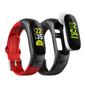 Smart bracelet With Bluetooth Earphones Wireless Headphones With Microphone Sports Waterproof Headsets 85mAh multi-function
Smart bracelet With Bluetooth Earphones Wireless Headphones With Microphone Sports Waterproof Headsets 85mAh multi-function