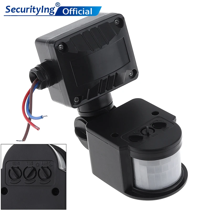 Automatic Switch 110-240V LED Infrared PIR Motion Sensor Lawn Lamp Switch for Outdoor Indoor
Automatic Switch 110-240V LED Infrared PIR Motion Sensor Lawn Lamp Switch for Outdoor Indoor