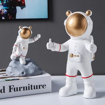 Modern Astronaut Sculpture Resin Figures Statuetes Living Room Decor Spaceman Abstract Statue Home Decoration Accessories Craft
Modern Astronaut Sculpture Resin Figures Statuetes Living Room Decor Spaceman Abstract Statue Home Decoration Accessories Craft