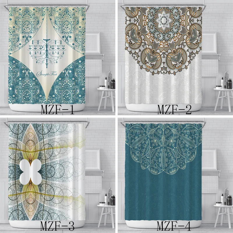 Luxurious Modern Design Nordic National Style Simple Bathroom Curtain Digital Print Polyester Waterproof Shower Curtain
Luxurious Modern Design Nordic National Style Simple Bathroom Curtain Digital Print Polyester Waterproof Shower Curtain