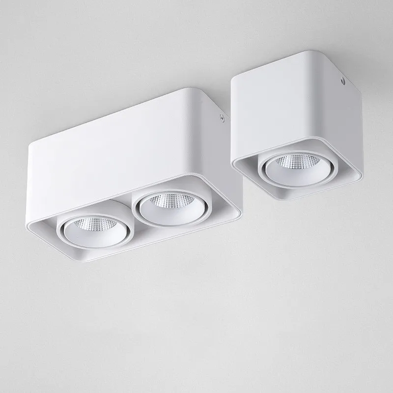 Square COB LED dimmable Downlights 7W/10W/14W/20W Surface Mounted LED Ceiling Lamps Spot Light LED Downlights AC85V-265V
Square COB LED dimmable Downlights 7W/10W/14W/20W Surface Mounted LED Ceiling Lamps Spot Light LED Downlights AC85V-265V