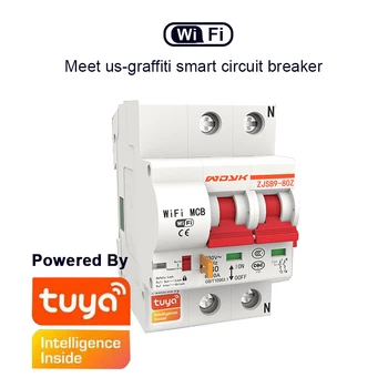 Smart Life/tuya Smart APP Control WIFI Circuit Breaker Switch 220V Phone Can Control All Electrical Appliances With One APP
Smart Life/tuya Smart APP Control WIFI Circuit Breaker Switch 220V Phone Can Control All Electrical Appliances With One APP